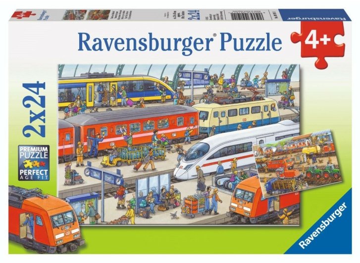 Puzzle 2x24 – Železniční stanice