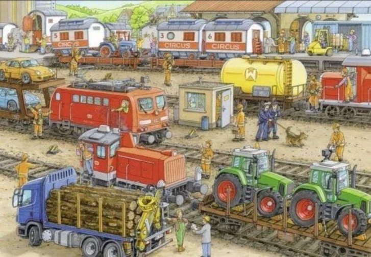 Puzzle 2x24 – Železniční stanice