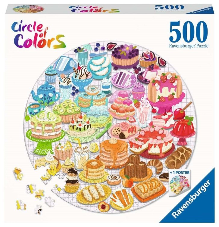 Puzzle 500 – Barevné dezerty