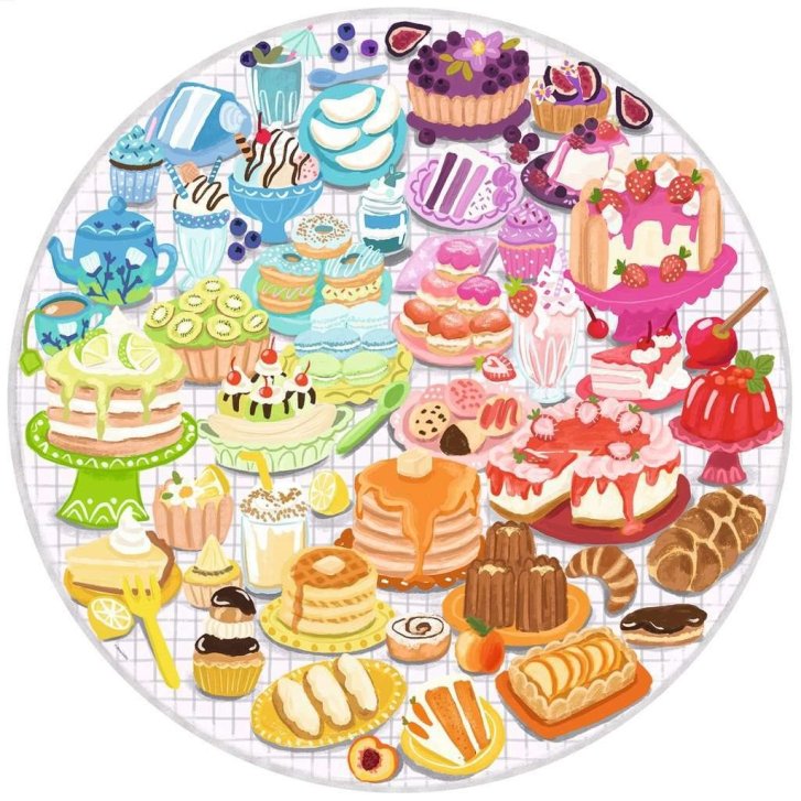 Puzzle 500 – Barevné dezerty