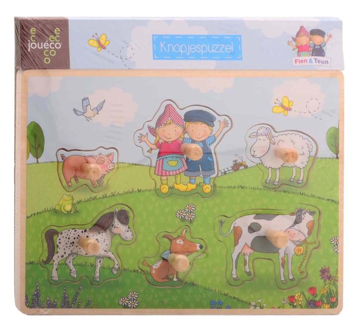 Dřevěné puzzle – Farma