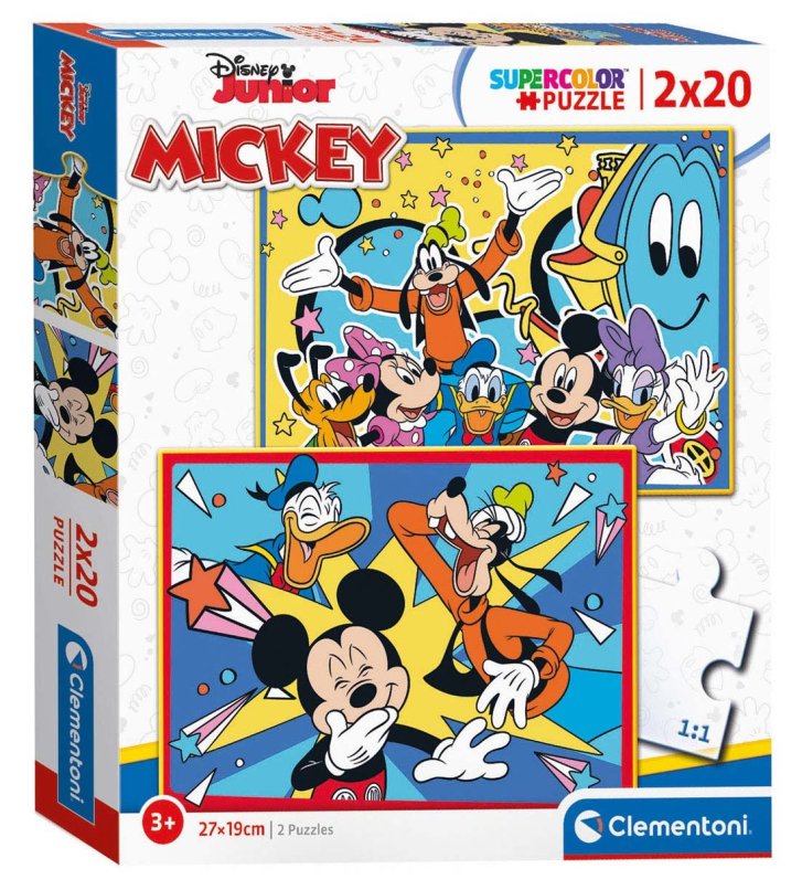 Puzzle 2x20 - Mickey Mouse