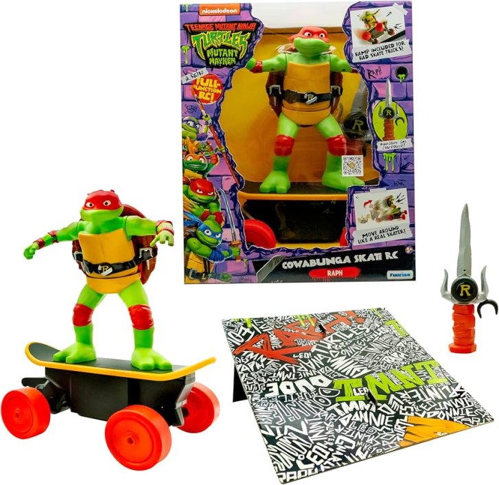Ninja Turtles - RC Skateboard s Raphem