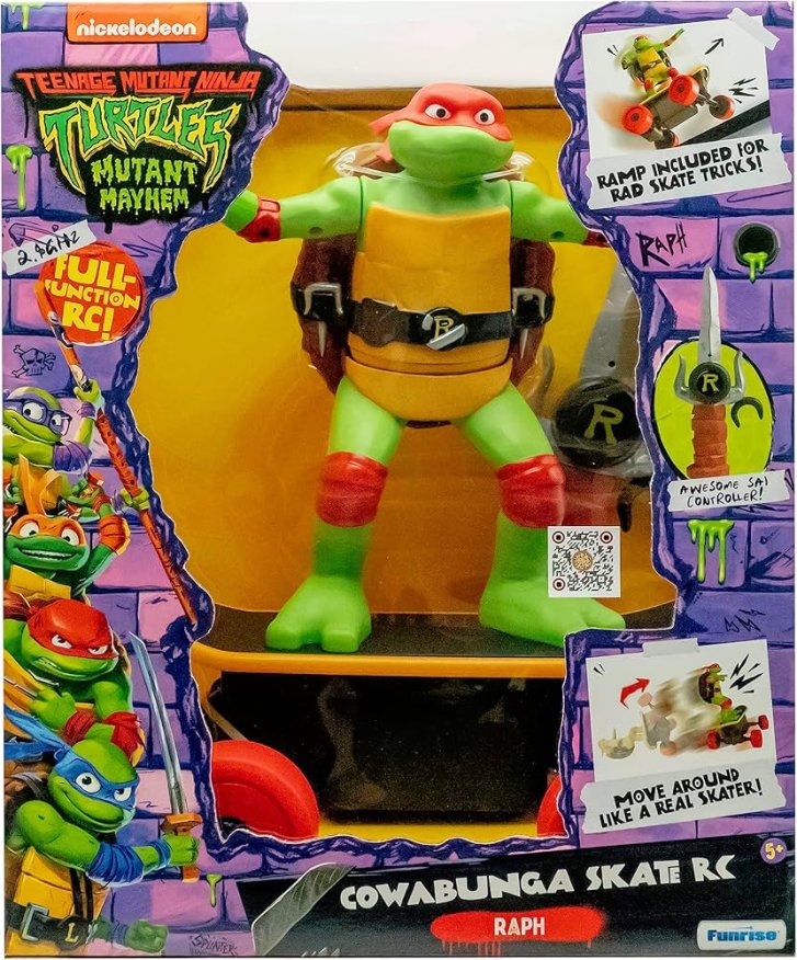 Ninja Turtles - RC Skateboard s Raphem