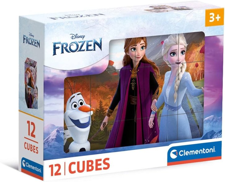 Disney Frozen - Obrázkové kostky 12 ks