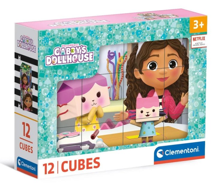 Gabby´s Dollhouse - Obrázkové kostky 12 ks
