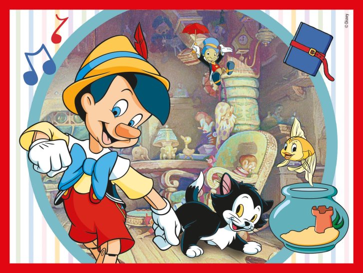 Disney - Obrázkové kostky 12 ks