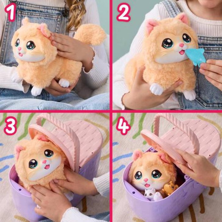 Little Live Pets – Máma kočka s koťaty