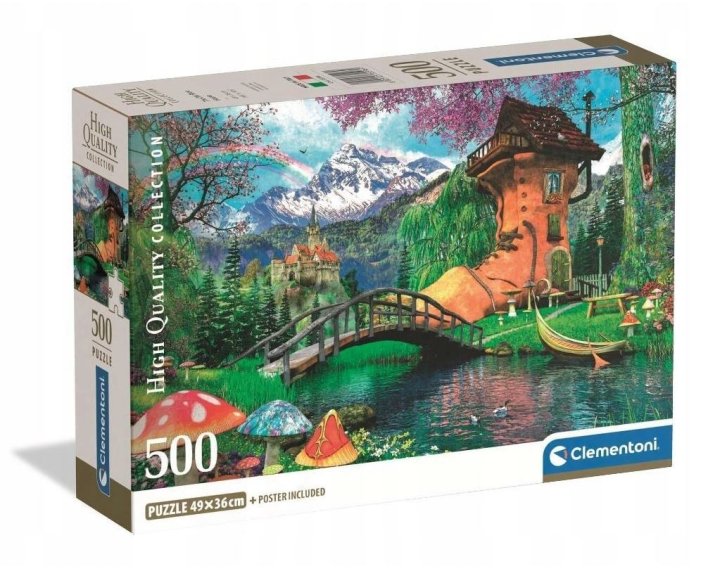 Puzzle 500 – Dům ve staré botě