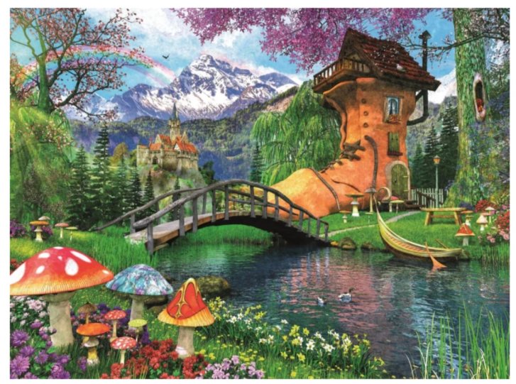 Puzzle 500 – Dům ve staré botě