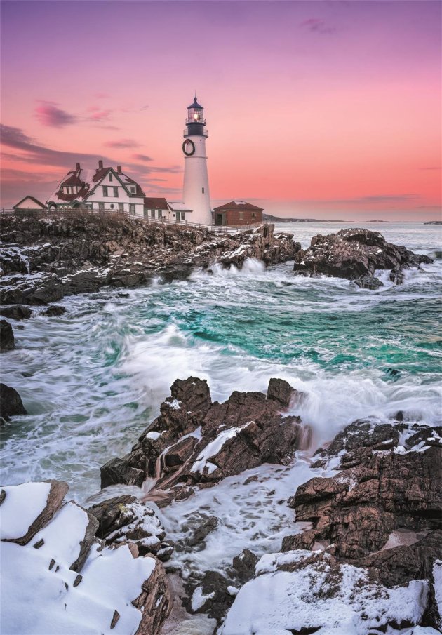 Puzzle 1000 – První sníh v Portlandu