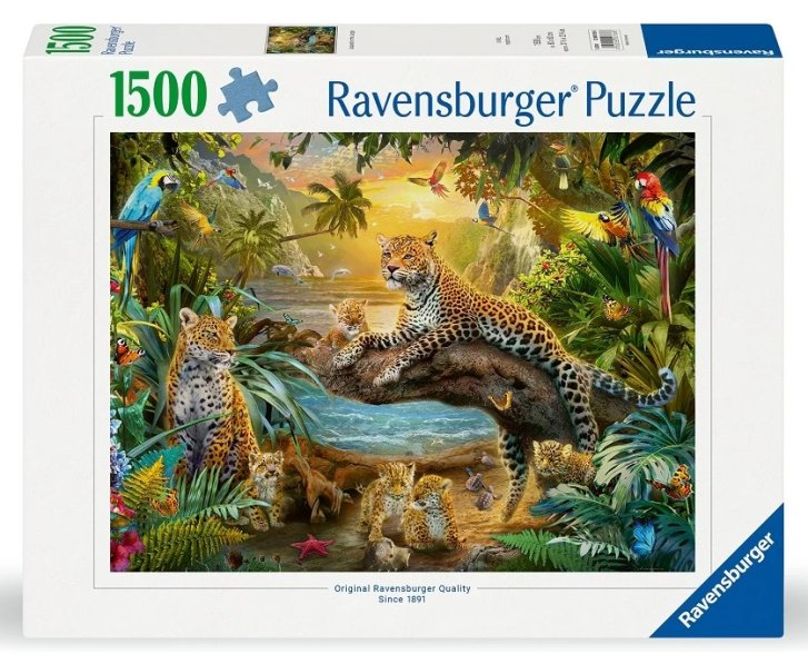 Puzzle 1500 - Leopardi v džungli