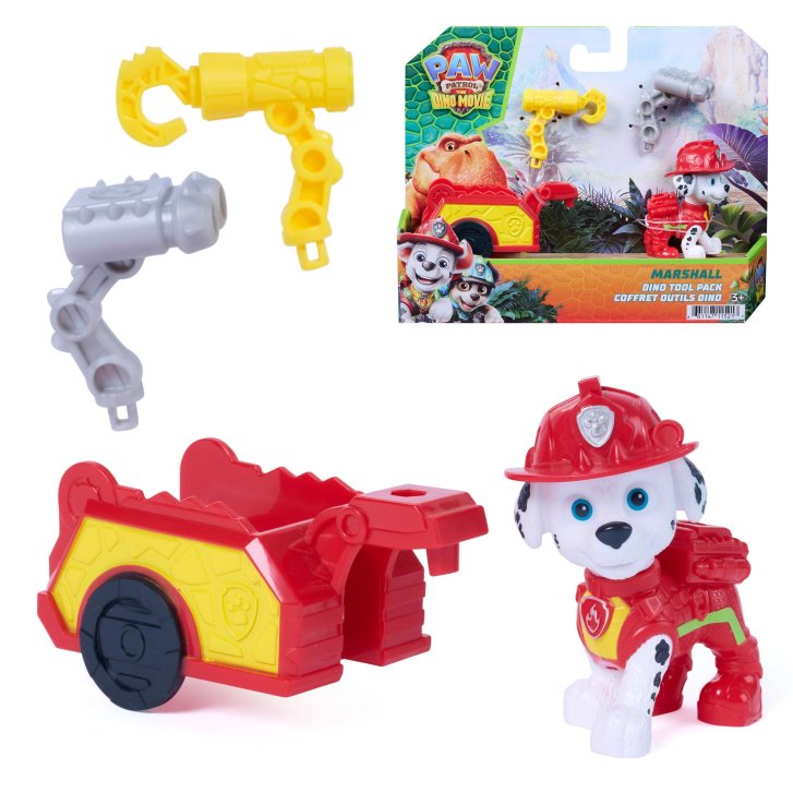 Paw Patrol Dino - Marshall s vozíkem