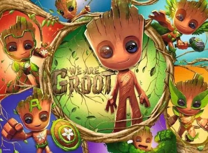 Puzzle 100 XXL – Marvel: Groot