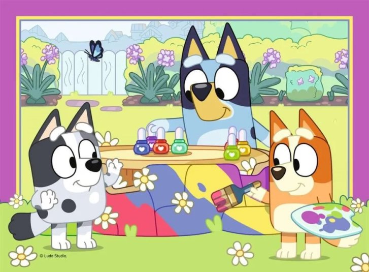 Puzzle 4v1 - Bluey