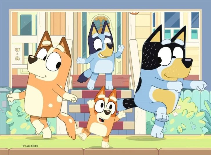 Puzzle 4v1 - Bluey