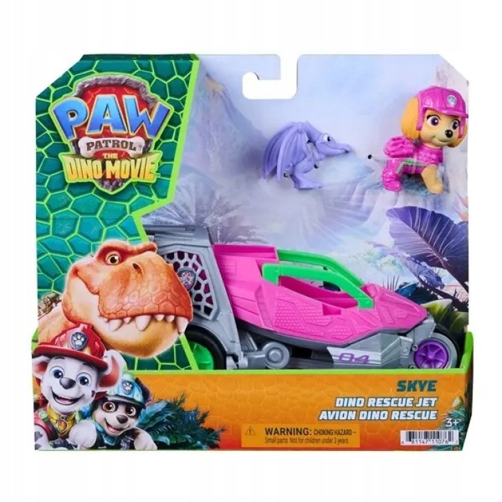 Paw Patrol Dino - Skye s vozidlem