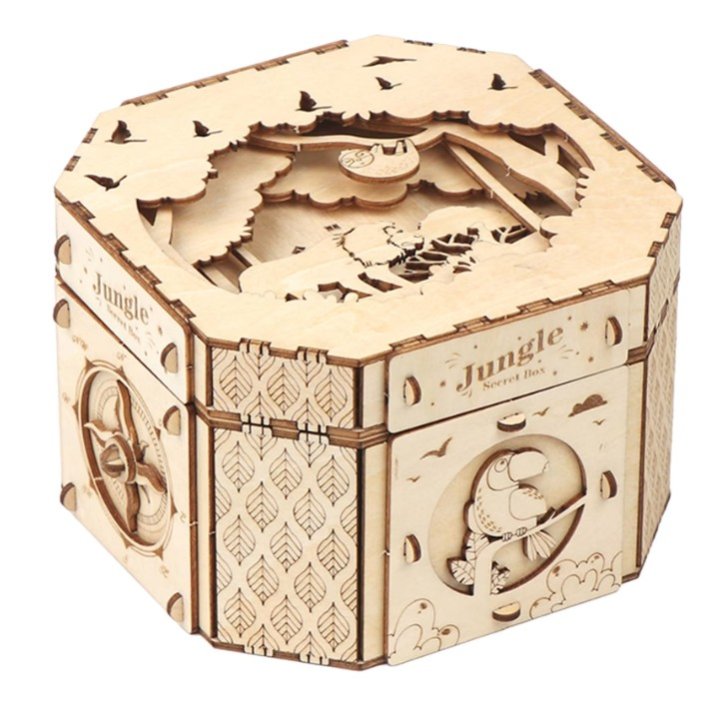 DIY hlavolamový box - Džungle