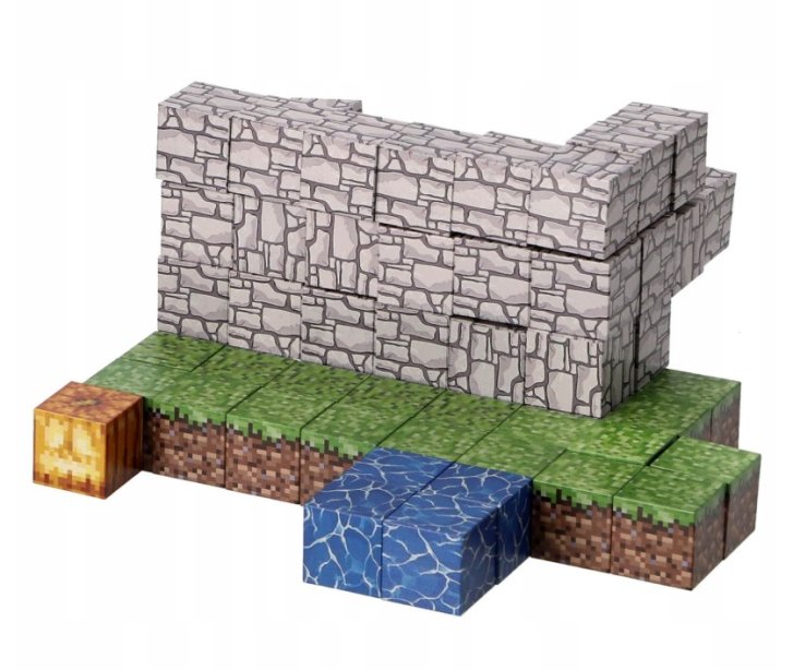 Pixel Magnet stavebnice - Magnetické kostky 192 ks