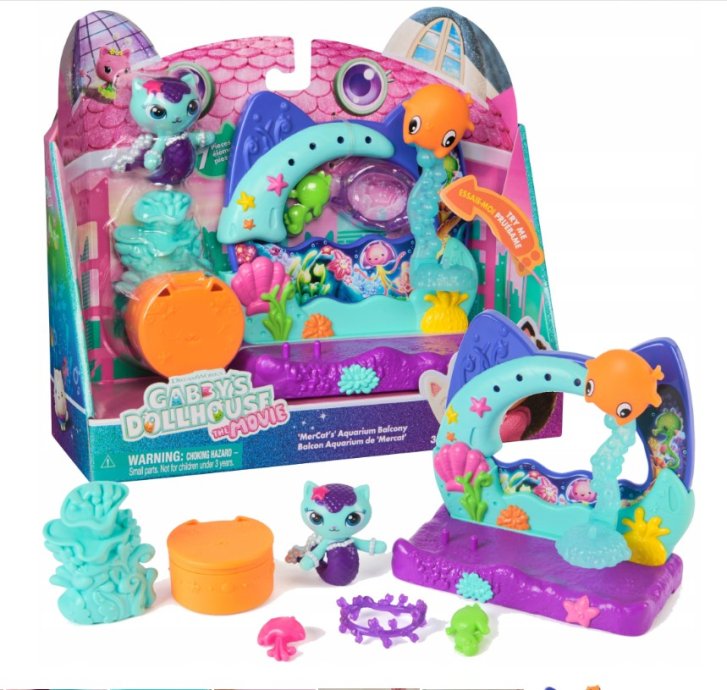 Gabby's Dollhouse – Balkónový hrací set Akvárium