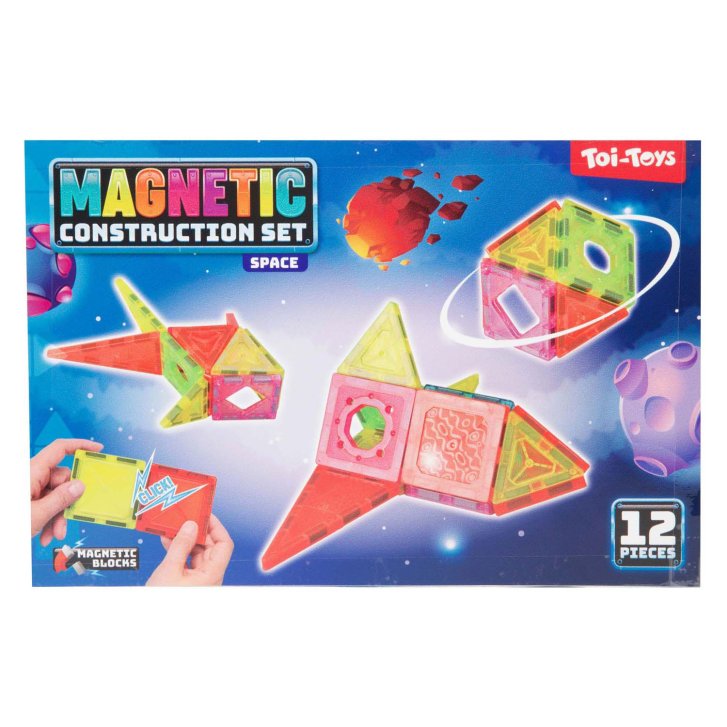 Magnetická stavebnice - 12 ks