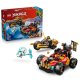 71864 Lego Ninjago - Kombinovatelná vozidla Kaie a Colea