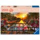 Puzzle 200 XL - Západ slunce v Amsterdamu